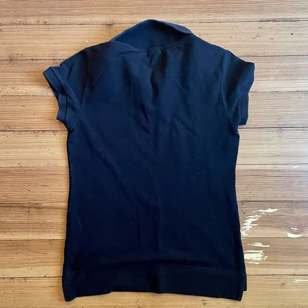 Aeve cotton pique skinny polo. Size 2. - Picture 2 of 9